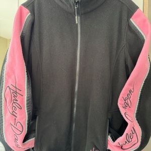 Harley-Davidson Women’s Fleece Zip Up-XL